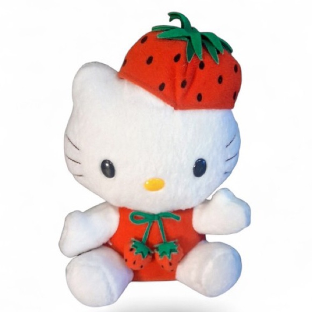 Sanrio Hello Kitty Nakajima Strawberry Plush Stuffed Animal